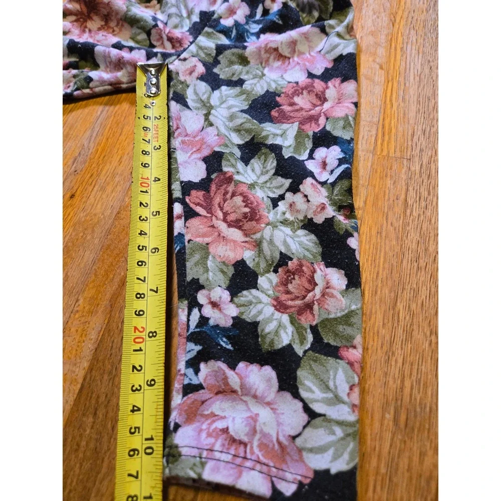 Bonnie Jean Girl 2T Olive Ruffle Flared Hem BOHO Gauze Top Floral Legging Outfit